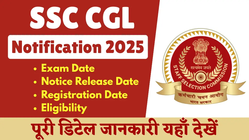SSC CGL 2025 Notification